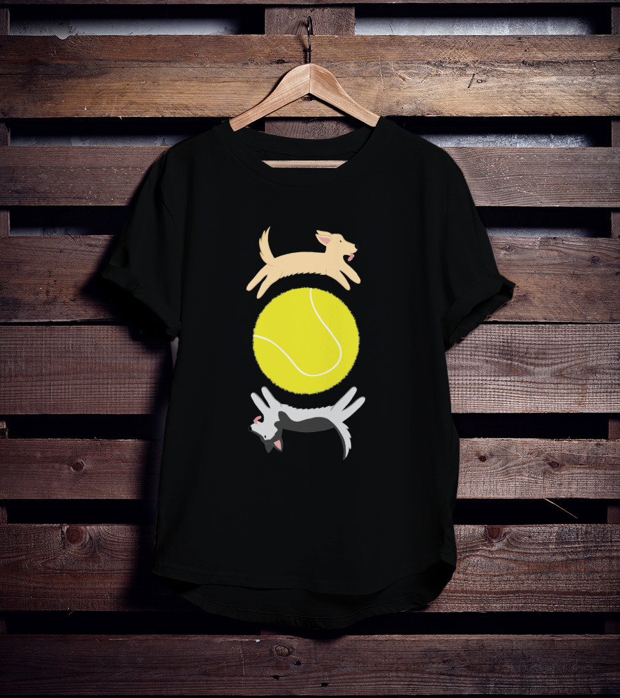 Ball Is Life With Dogs And Tennis Ball 1159928 T-Shirt