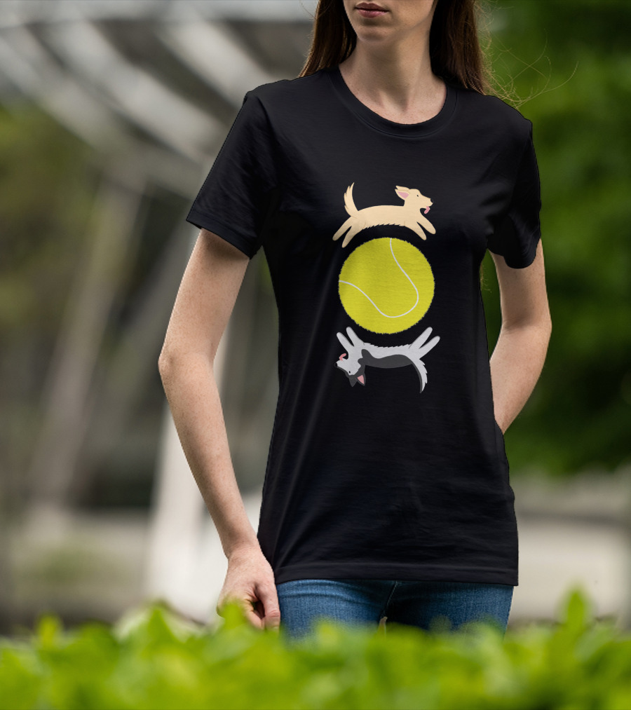 Ball Is Life With Dogs And Tennis Ball 1159928 T-Shirt