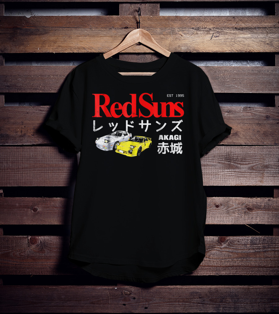 RedSuns Akagi EST 1995 Initial D T-Shirt