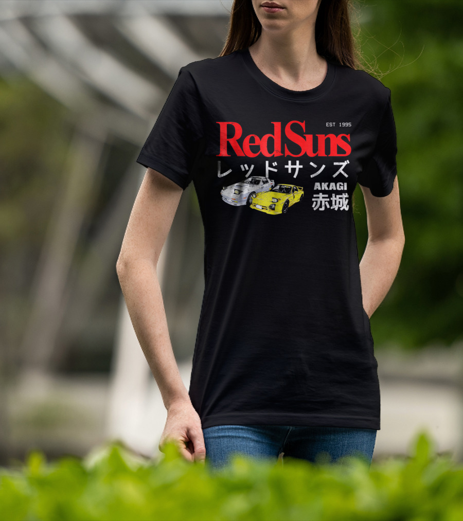 RedSuns Akagi EST 1995 Initial D T-Shirt