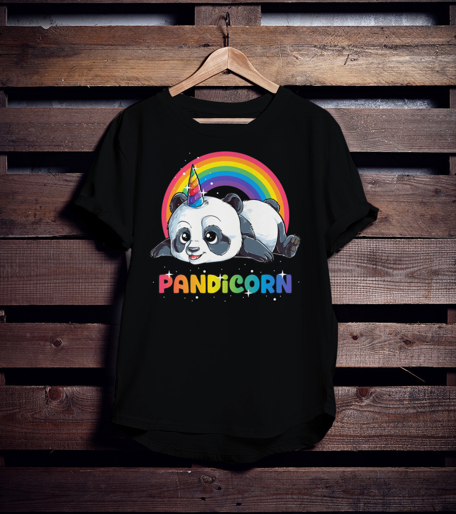 Pandicorn Panda Unicorn Rainbow Pandacorn T-Shirt