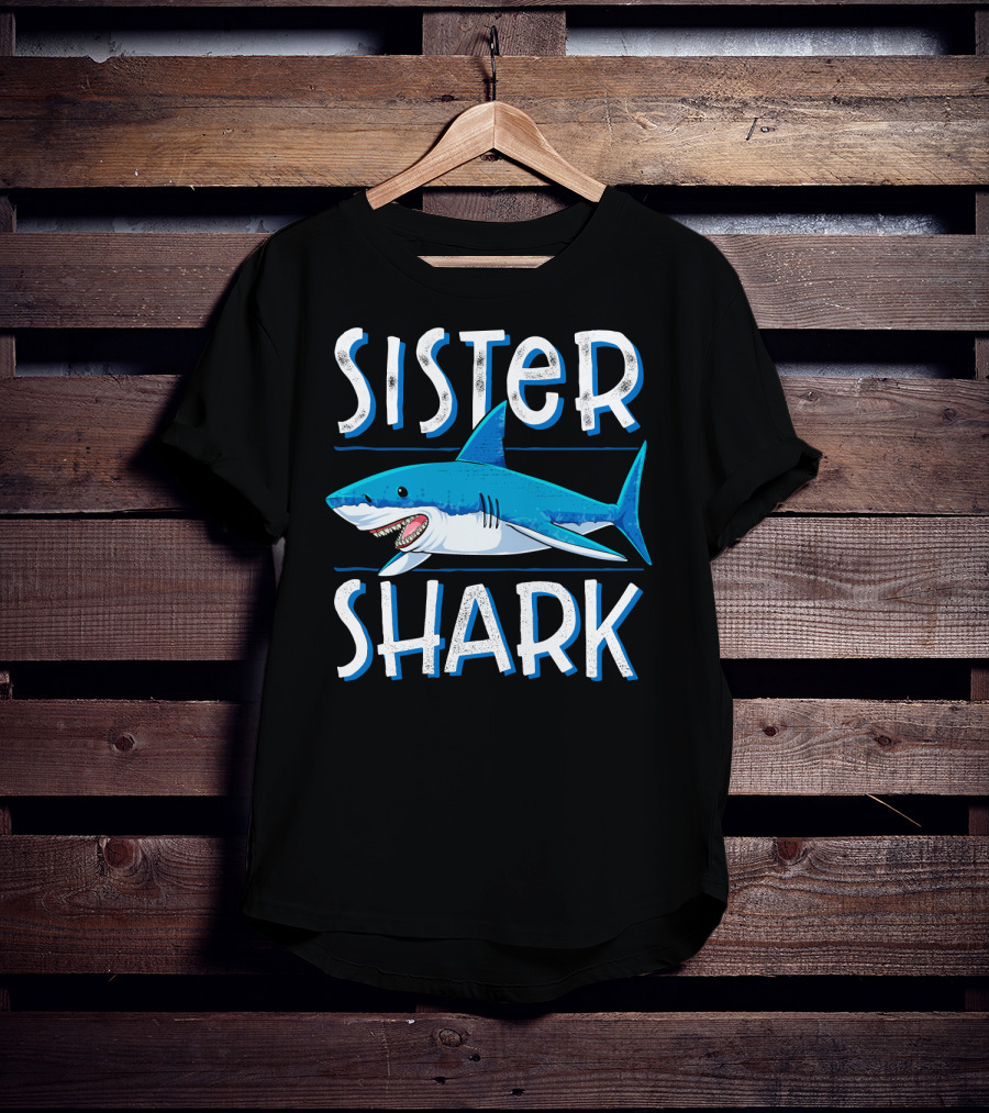 Sister Shark Family Matching Jawsome Shark T-Shirt