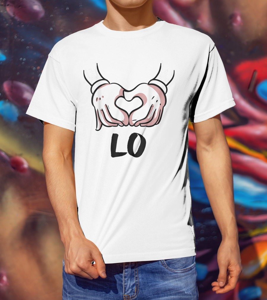 Valentines Day Hands Heart LO T-Shirt