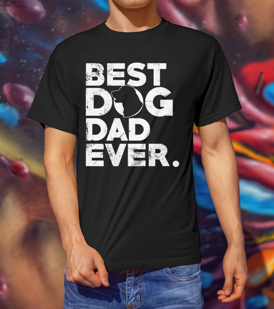 Best Golden Retriever Dog Dad Ever T-Shirt