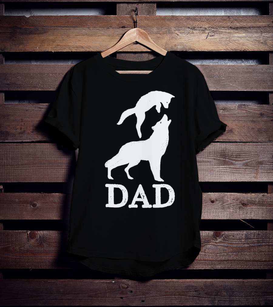 Dad Wolf And Pup T-Shirt