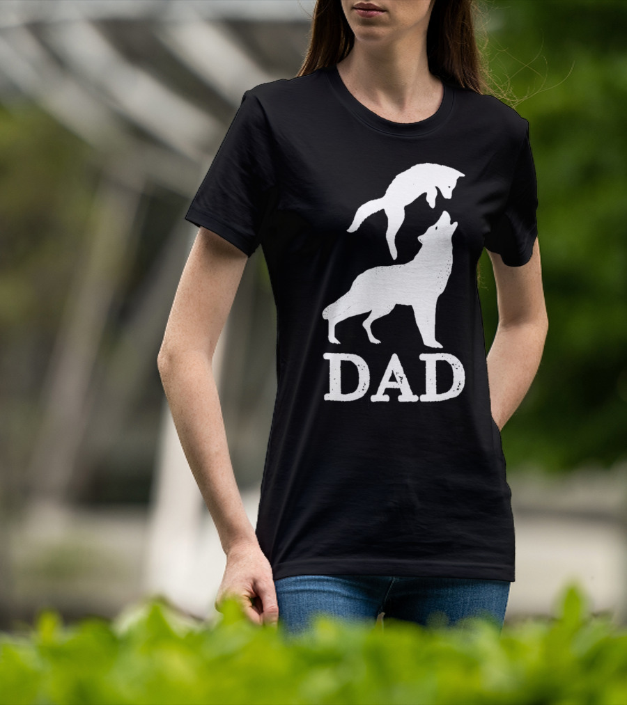 Dad Wolf And Pup T-Shirt