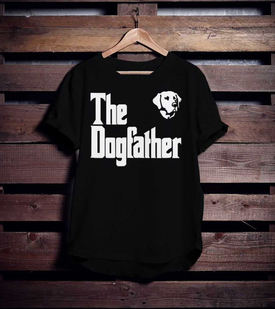 The Dogfather Labrador Dad Birthday T-Shirt