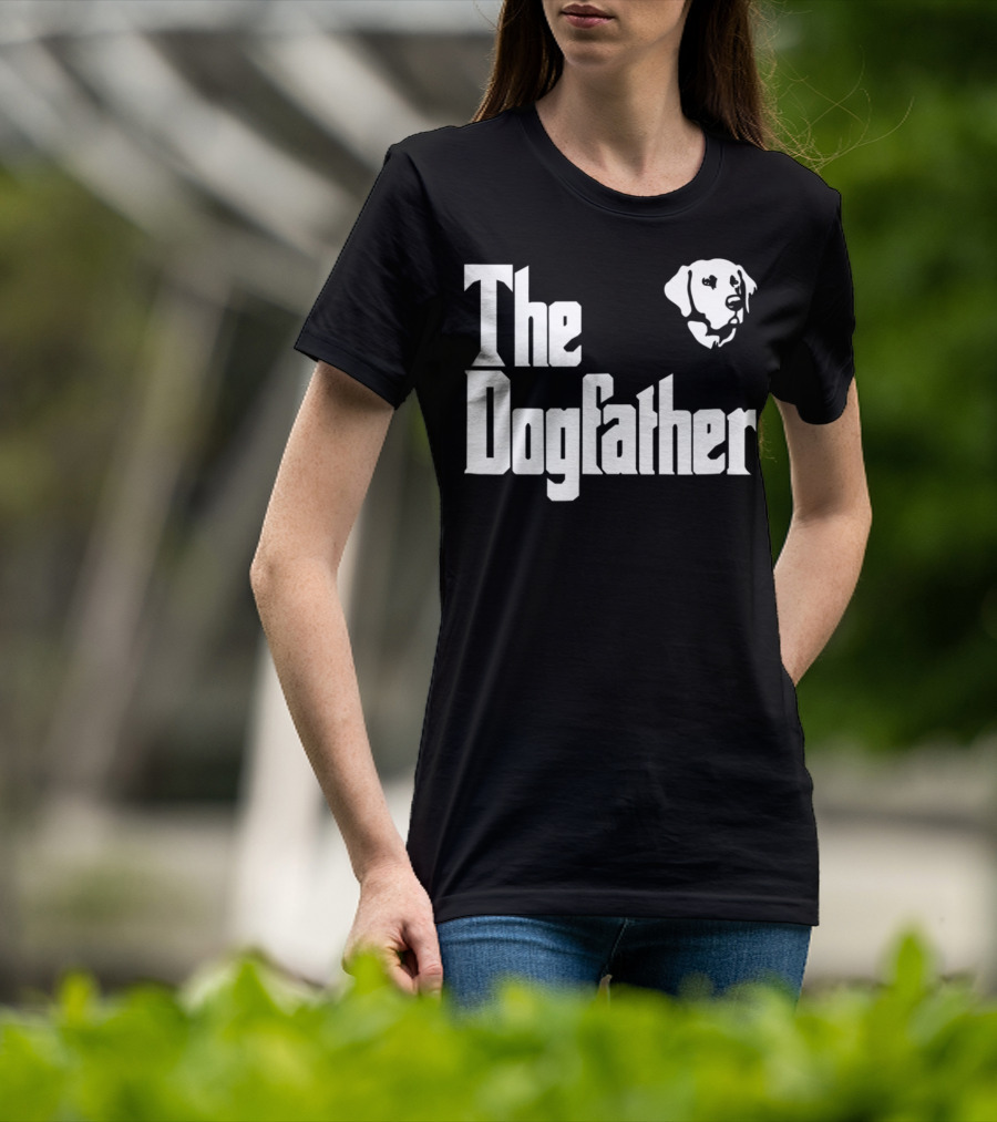 The Dogfather Labrador Dad Birthday T-Shirt