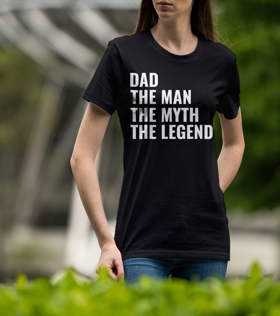 Mens Awesome Dad The Man The Myth The Legend T-Shirt