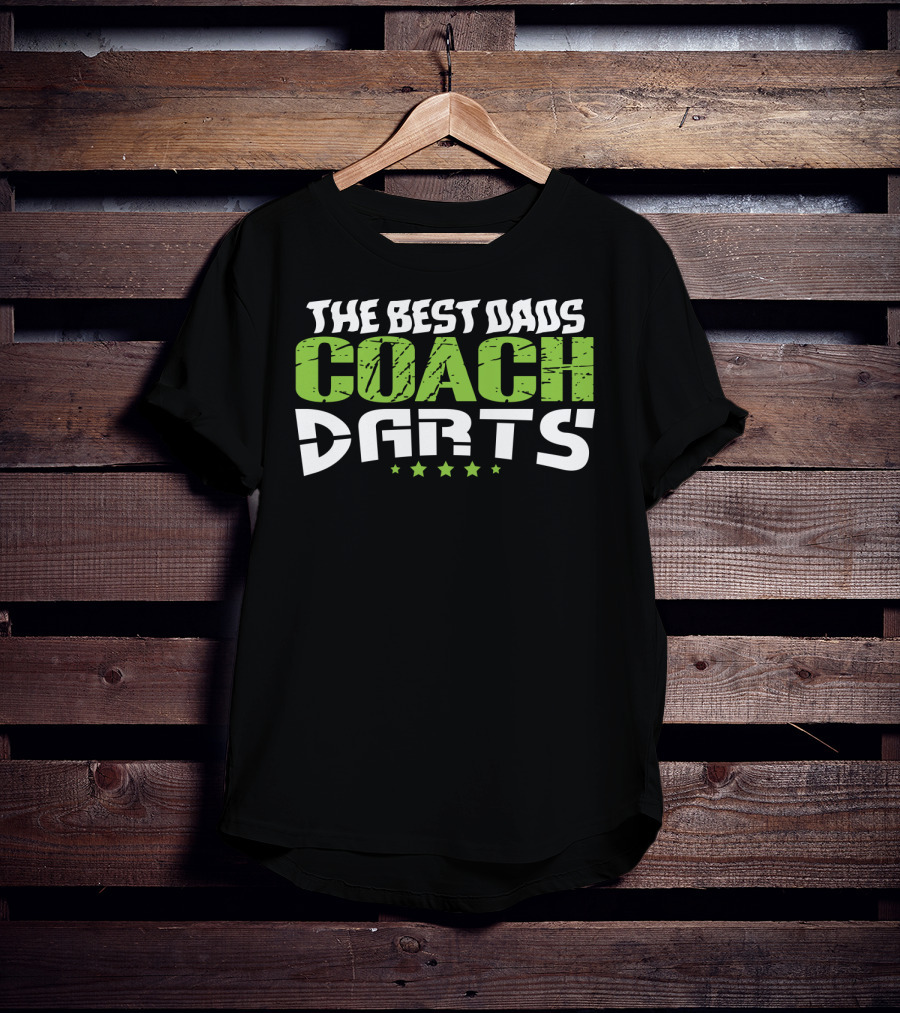The Best Dads Coach Darts T-Shirt