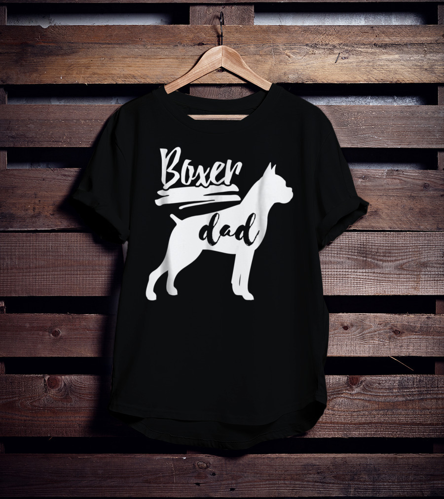 Boxer Dad Dog T-Shirt