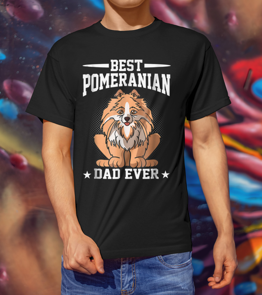 Best Pomeranian Dad Ever T-Shirt