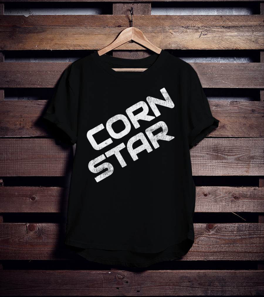Corn Star Camo Funny Dad Cornhole Beer Toss For Fathers T-Shirt