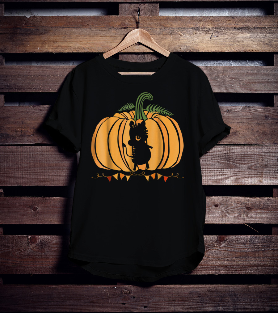 Animal Halloween Pumpkin Silhouette Dad Mom78 T-Shirt