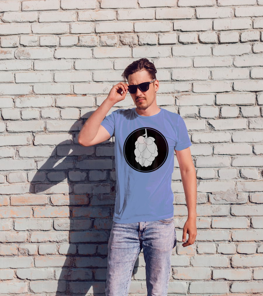 BIRTHDAY Craft Beer Hops Leaf Brewing Dad27 Hops Cone T-Shirt