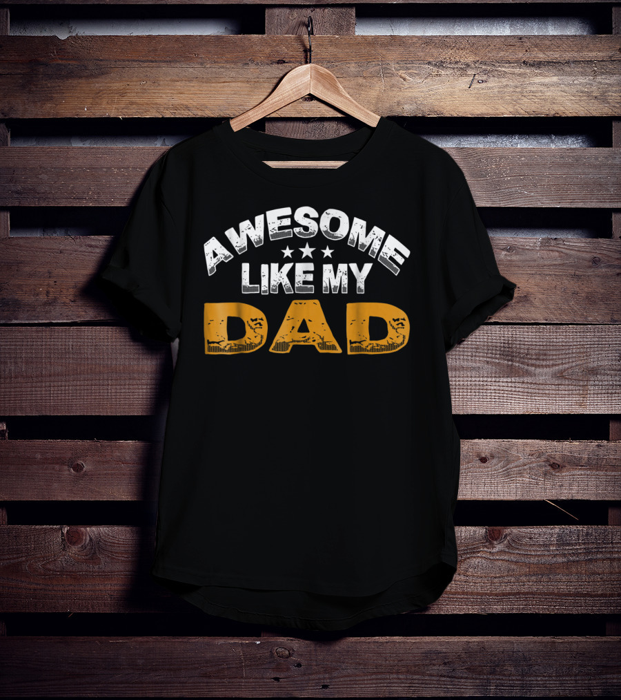 Awesome Like My Dad Daughter14 Stars T-Shirt
