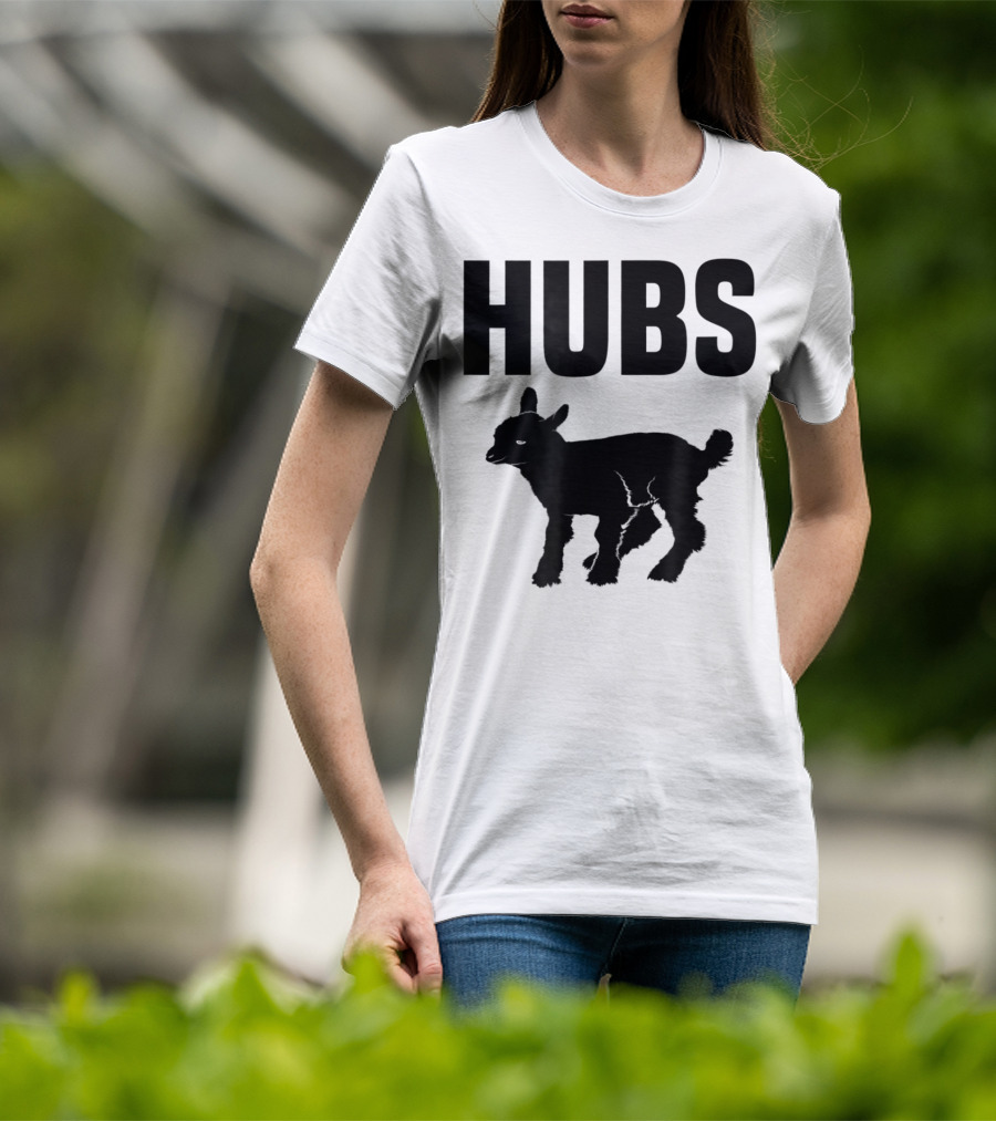 Hubs Baby Goat For Husband Wife Dad T-Shirt