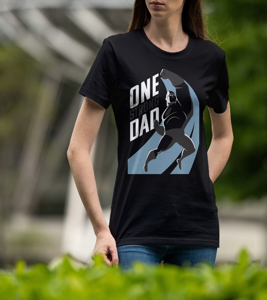 Disney Pixar Incredibles 2 One Strong Dad Iconic Heroic Pose T-Shirt