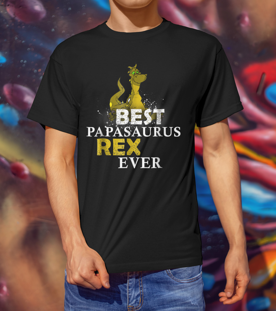 Best Papasaurus Rex Ever T-Shirt