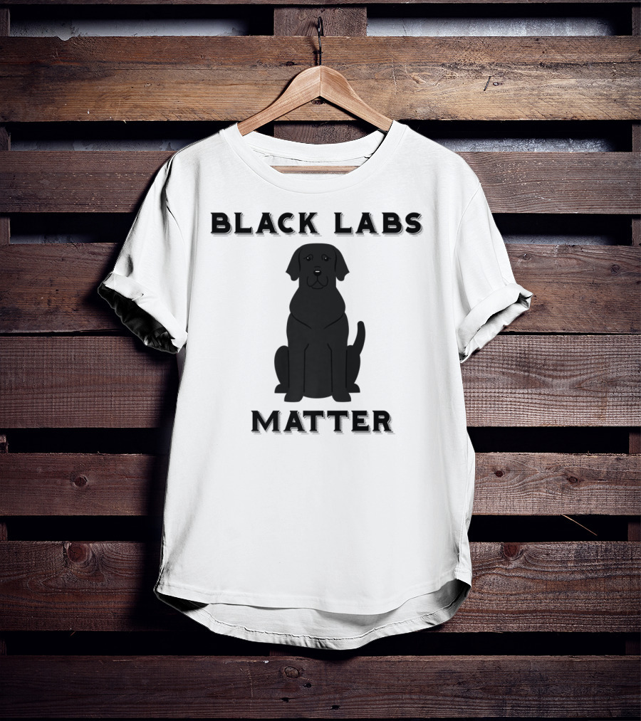 Black Labs Matter Chocolate Labrador Go30 T-Shirt