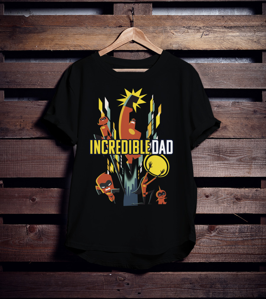 Disney Pixar Incredibles 2 Incredible Dad Family T-Shirt