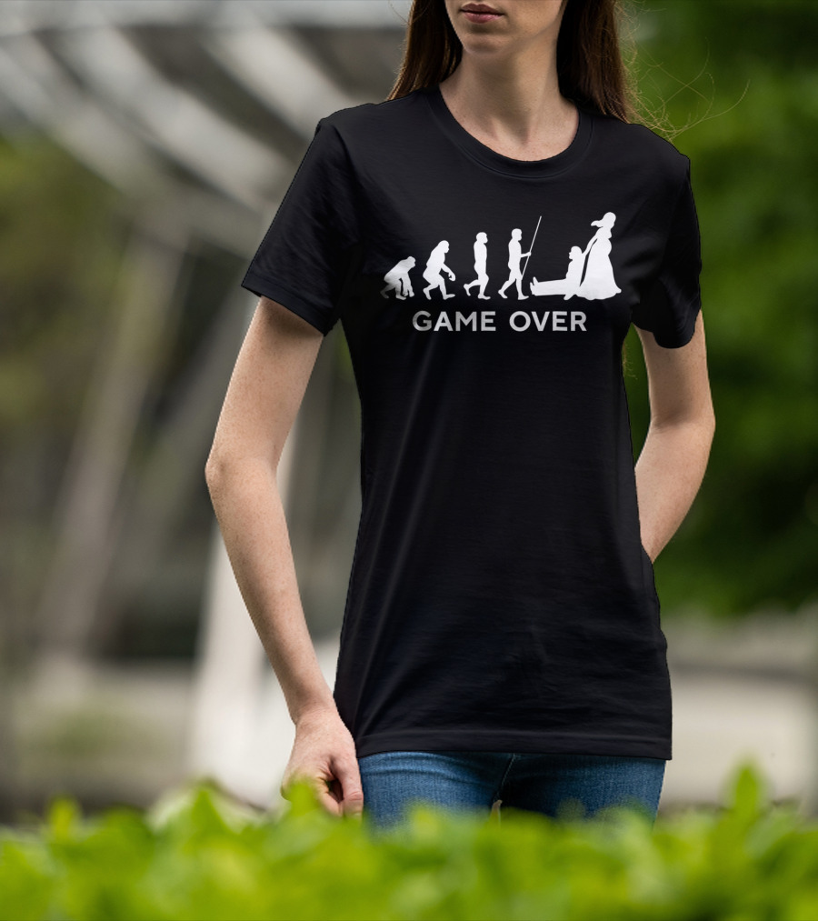 Game Over Wedding Funny Evolution66 Cool New T-Shirt