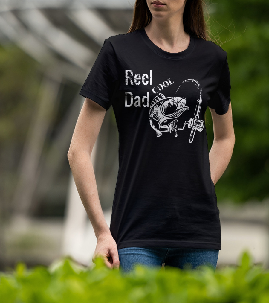 Reel Cool Dad Fishing Papa Tee28 T-Shirt