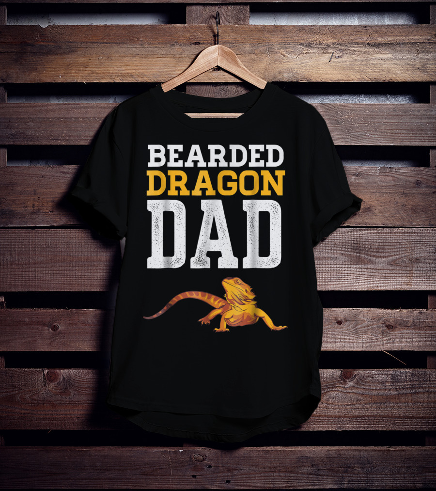 Bearded Dragon Dad Bearded Dragon Reptile Companion T-Shirt