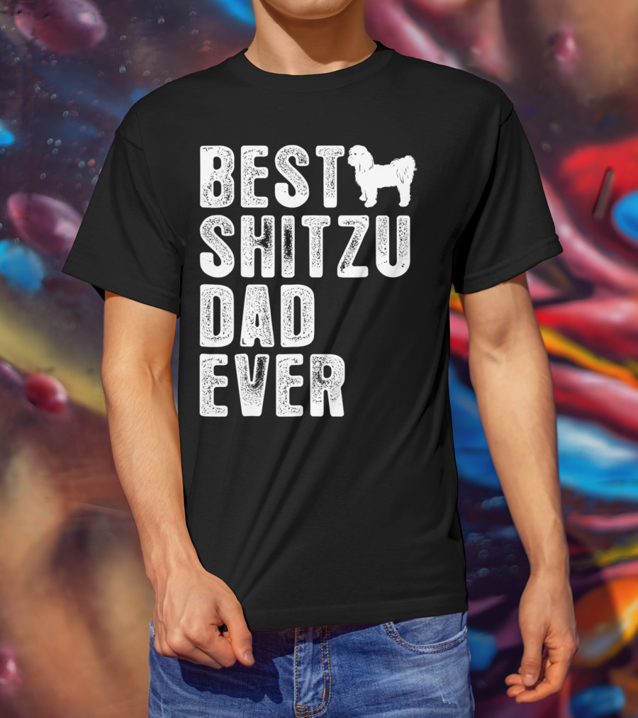Best Shitzu Dad Ever T-Shirt