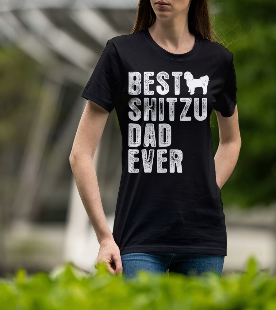 Best Shitzu Dad Ever T-Shirt