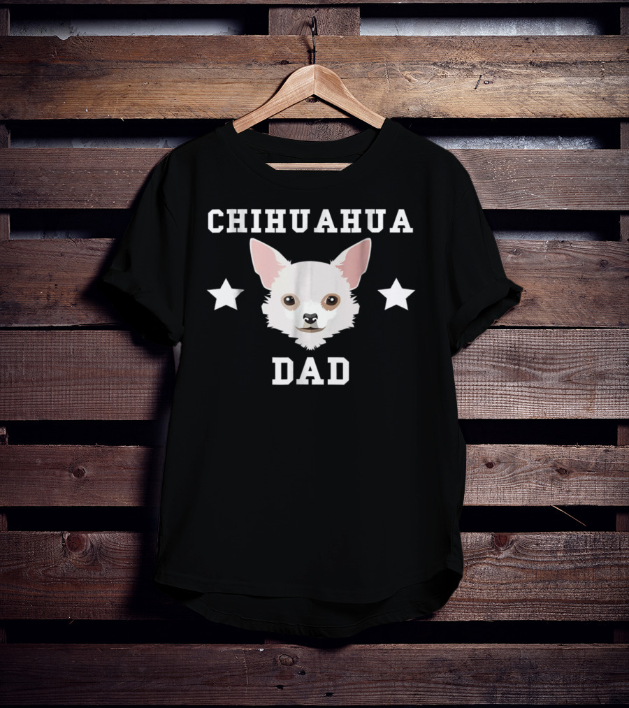 Chihuahua Dad Dog Owner Stars Womens Premium T-Shirt