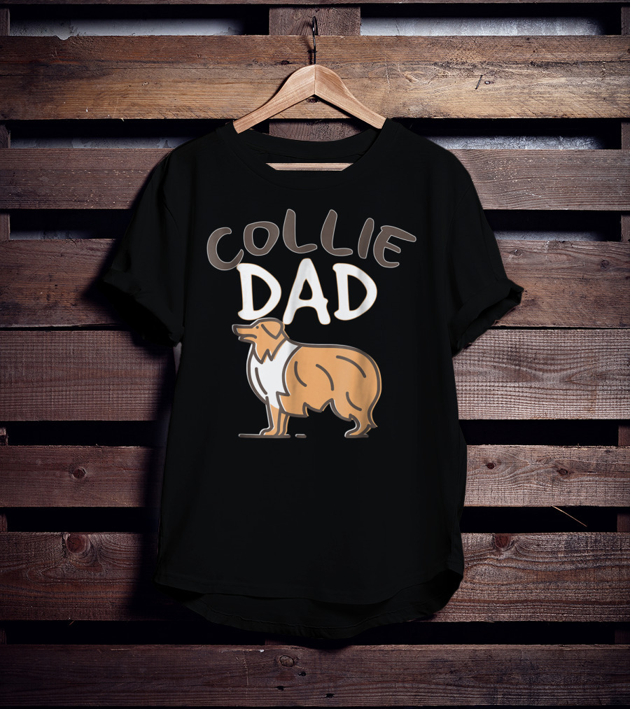 Collie Dad Owner Men Dog Lover 47 T-Shirt