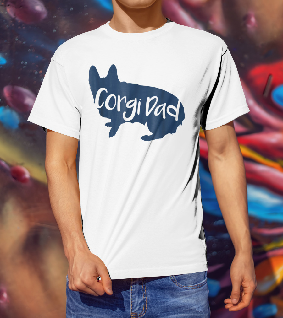 Corgi Dad CorgiLover Dog T-Shirt