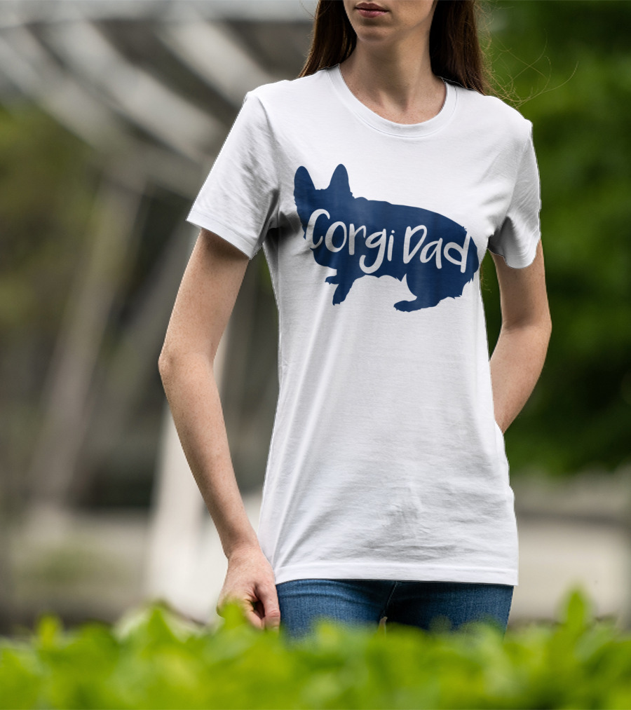 Corgi Dad CorgiLover Dog T-Shirt