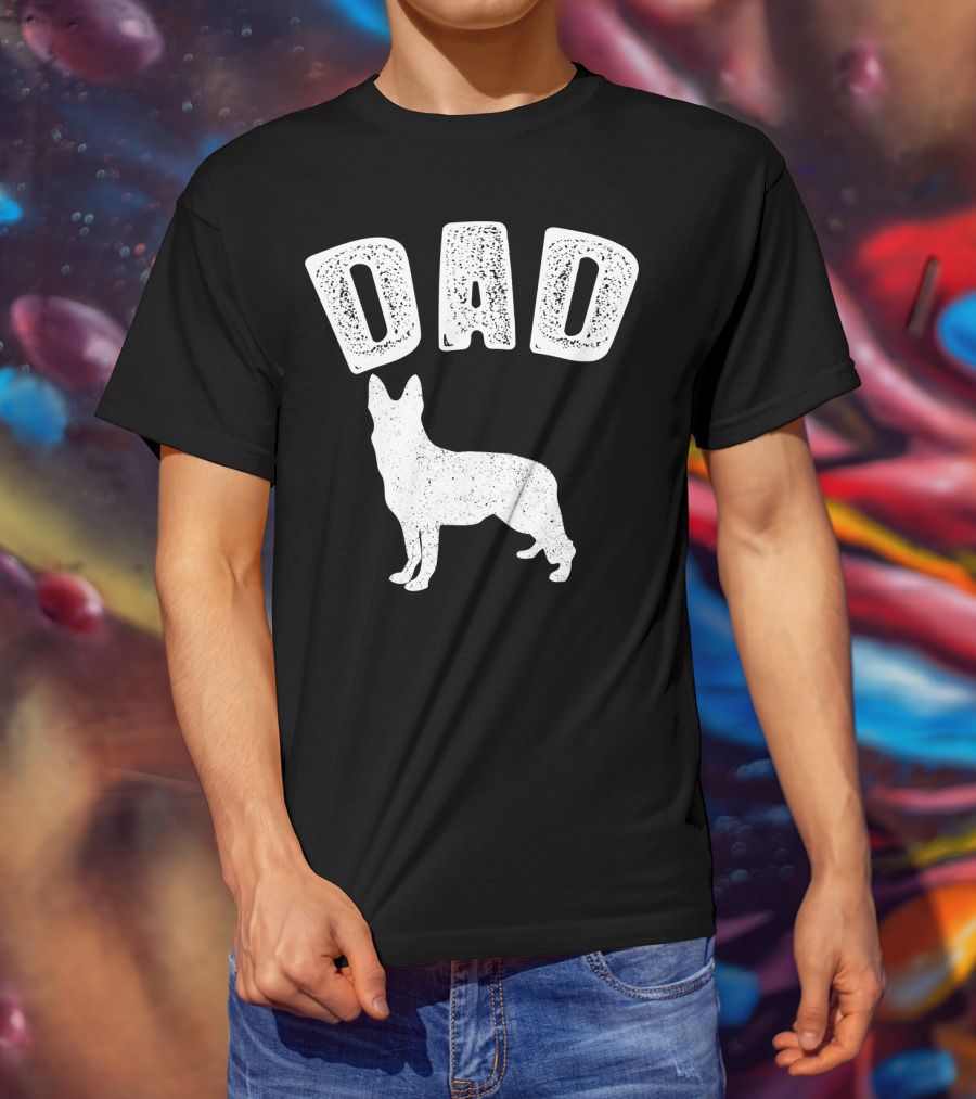 DAD GERMAN SHEPARD Matching Family T-Shirt