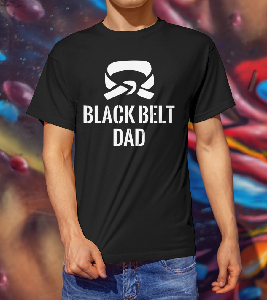 Black Belt Dad Karate T-Shirt