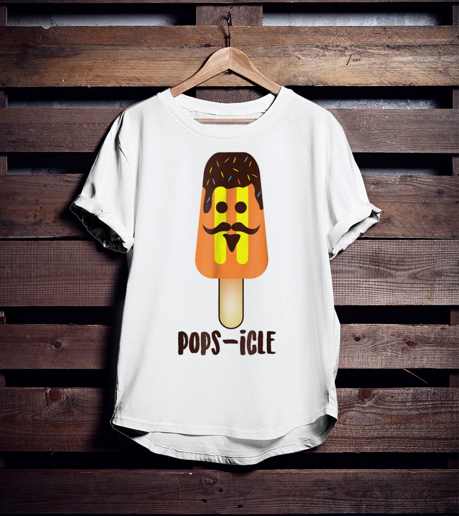 Dad Day Pops-icle Ice Pop Dy Papa54 T-Shirt