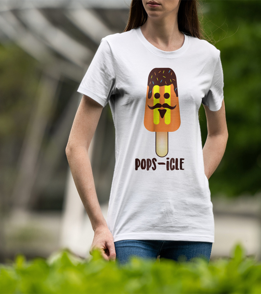 Dad Day Pops-icle Ice Pop Dy Papa54 T-Shirt