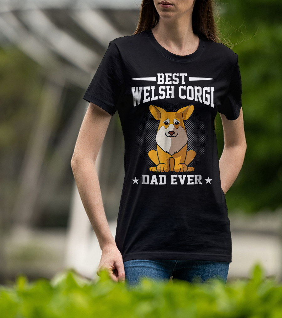 Best Welsh Corgi Dad Ever T-Shirt