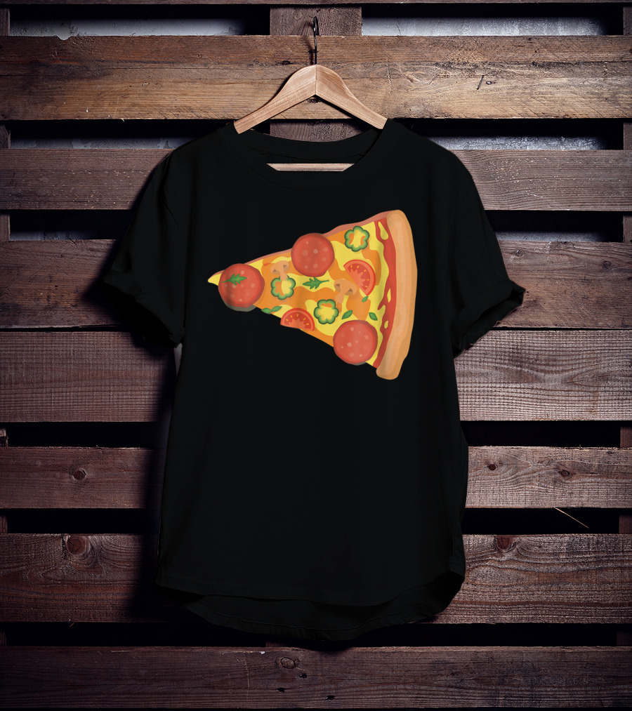 Dad Son Pizza Piece Funny Matching Family 73 Pepperoni Slice T-Shirt