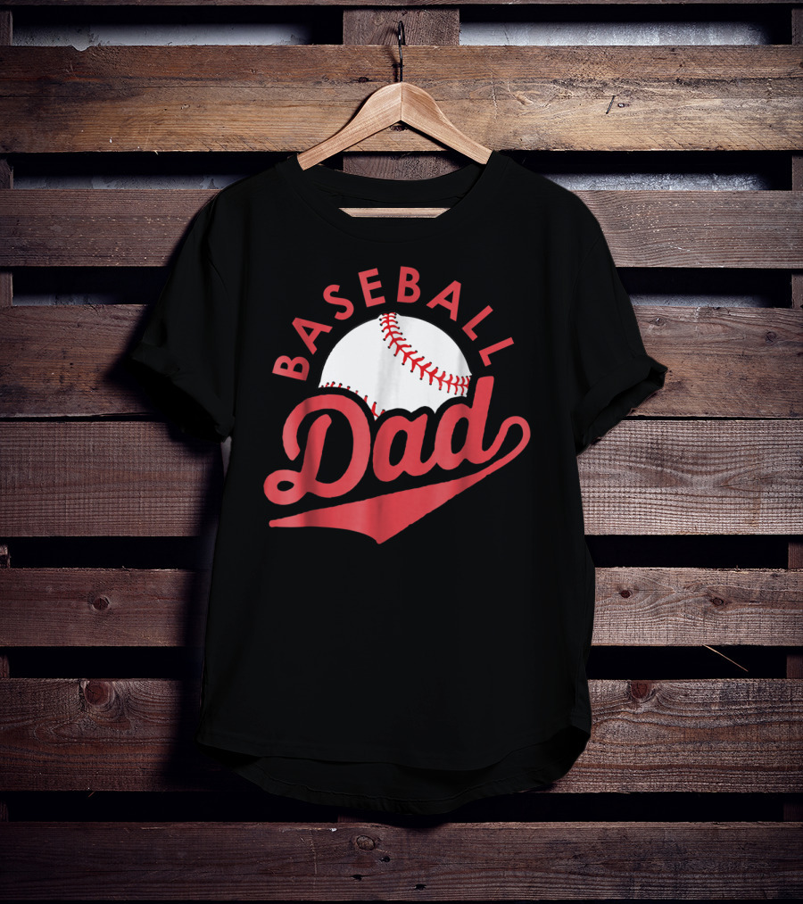 Baseball Dad Funny Softball T-Shirt