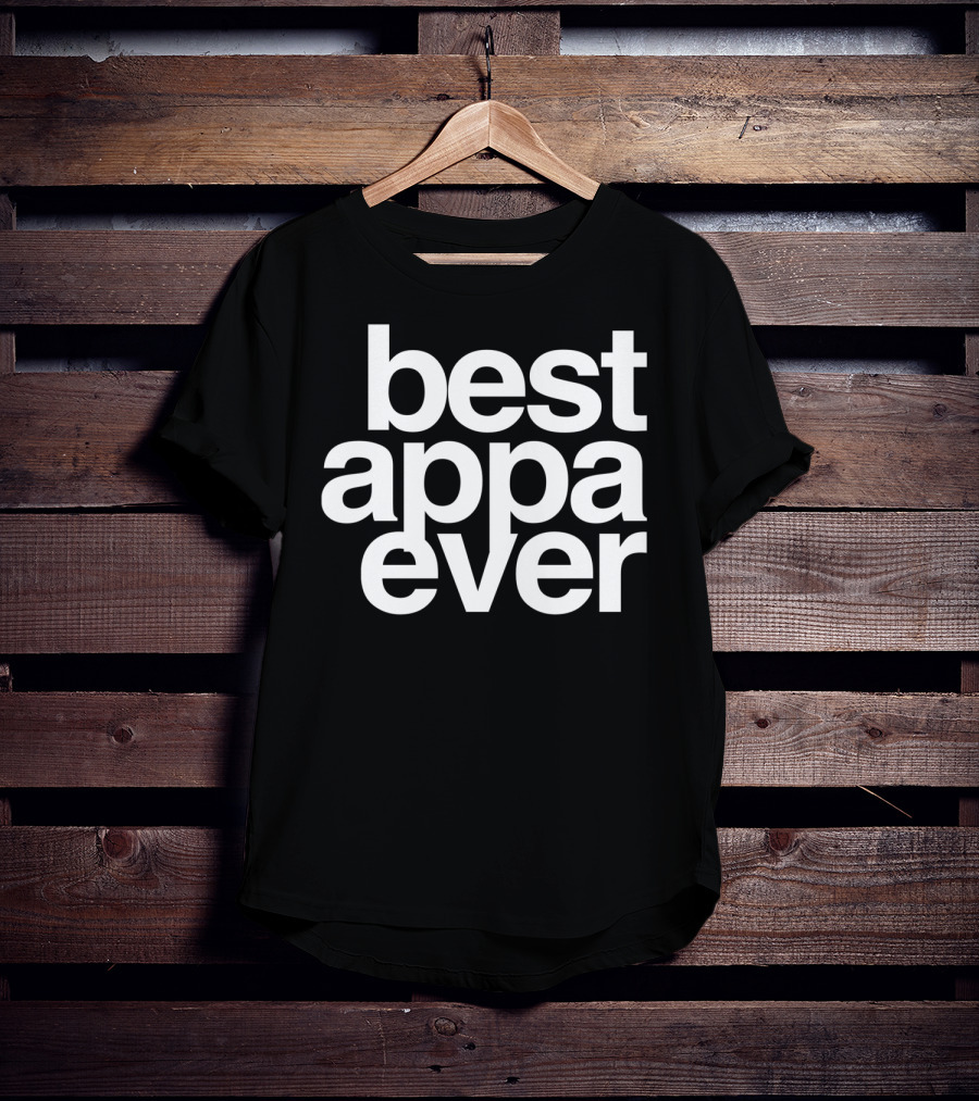Best Appa Ever Korean Dad T-Shirt