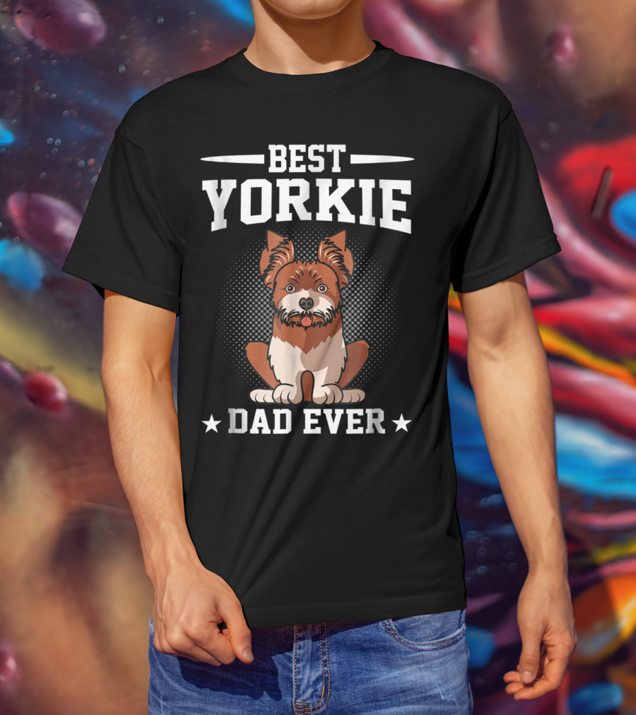 Best Yorkie Dad Ever T-Shirt