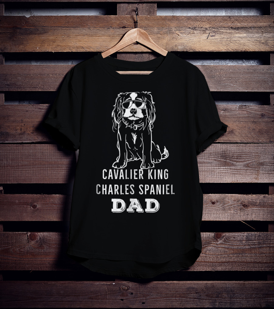 Cavalier King Charles Spaniel Dad T-Shirt