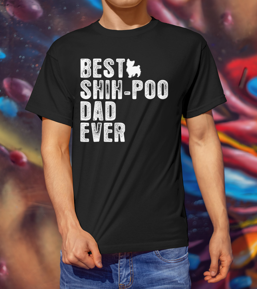 Best Shih-Poo Dad Ever T-Shirt