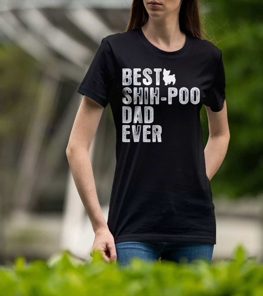 Best Shih-Poo Dad Ever T-Shirt