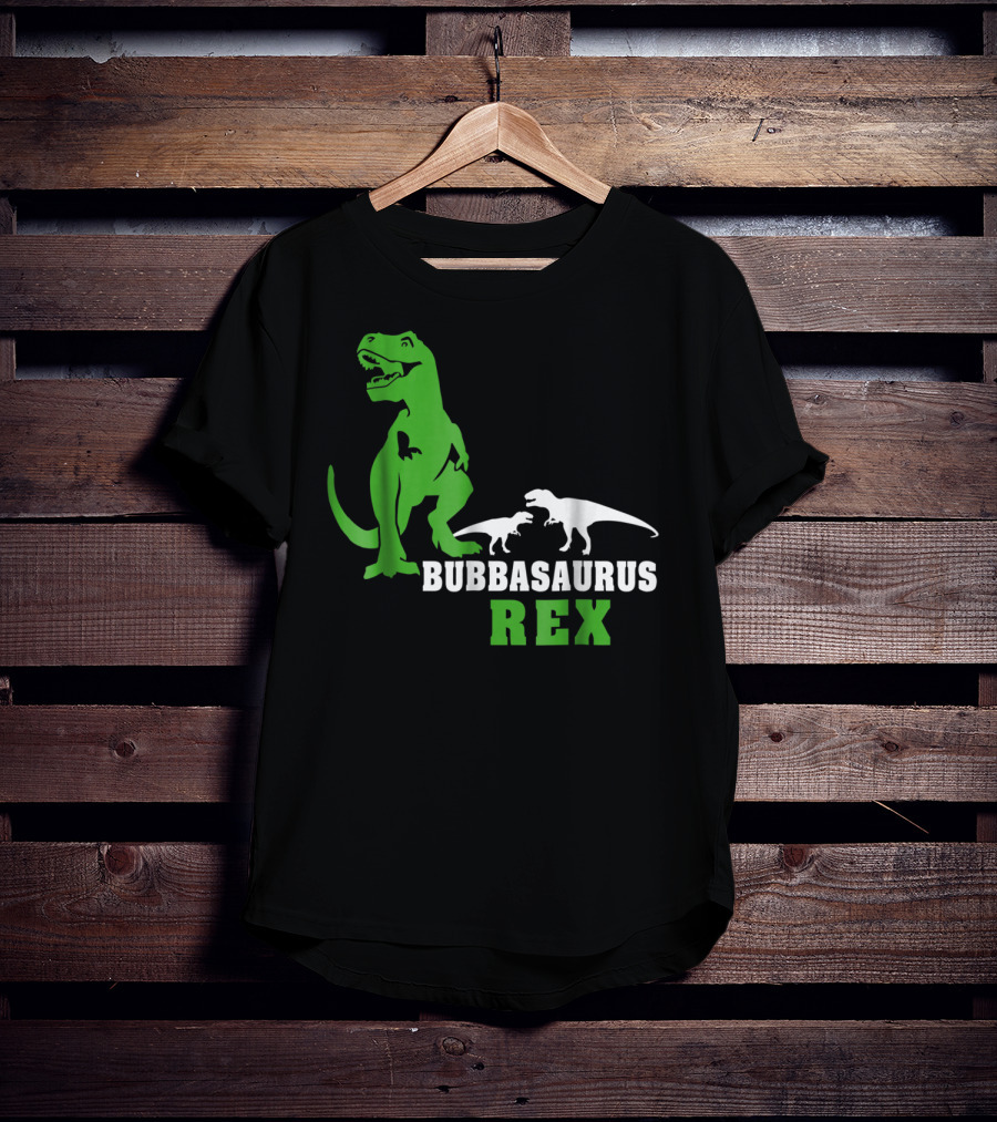 Bubbasaurus Rex Dinosaur Dad Men's T-Shirt