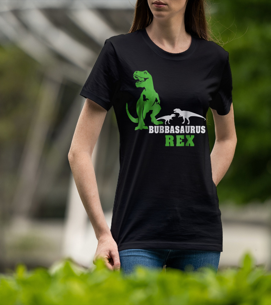 Bubbasaurus Rex Dinosaur Dad Men's T-Shirt