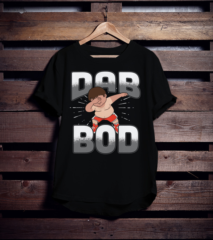Dabbing Dad Bod Fun T-Shirt