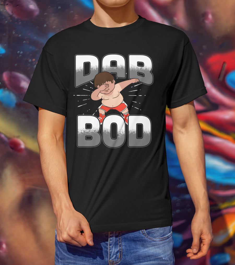 Dabbing Dad Bod Fun T-Shirt